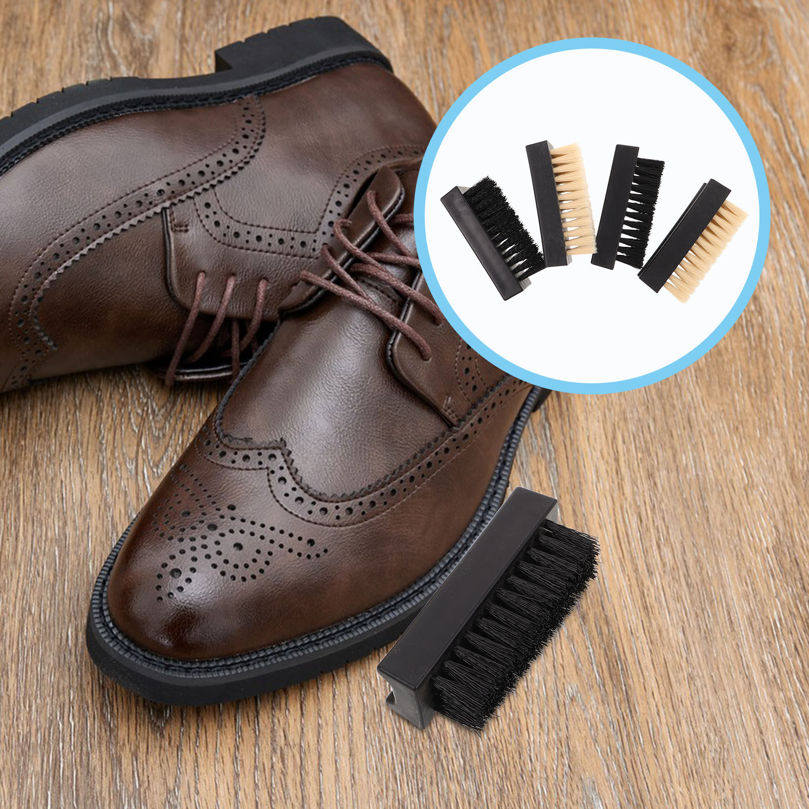 Sneaker Care For Suede - 4Pcs Set Sikat Sepatu Multifungsi Sikat