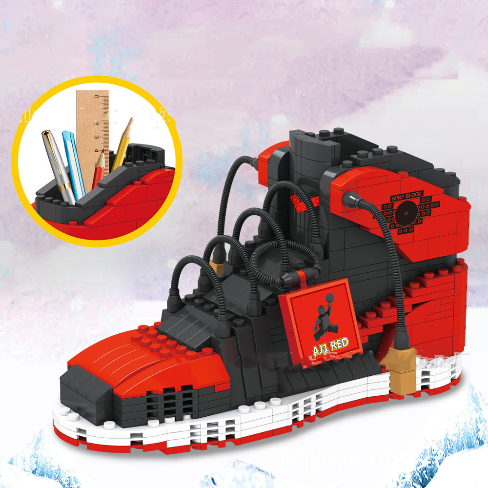 Sneaker Care Shoe Box - Sepatu Olahraga Basket Blok Bangunan Sneakers